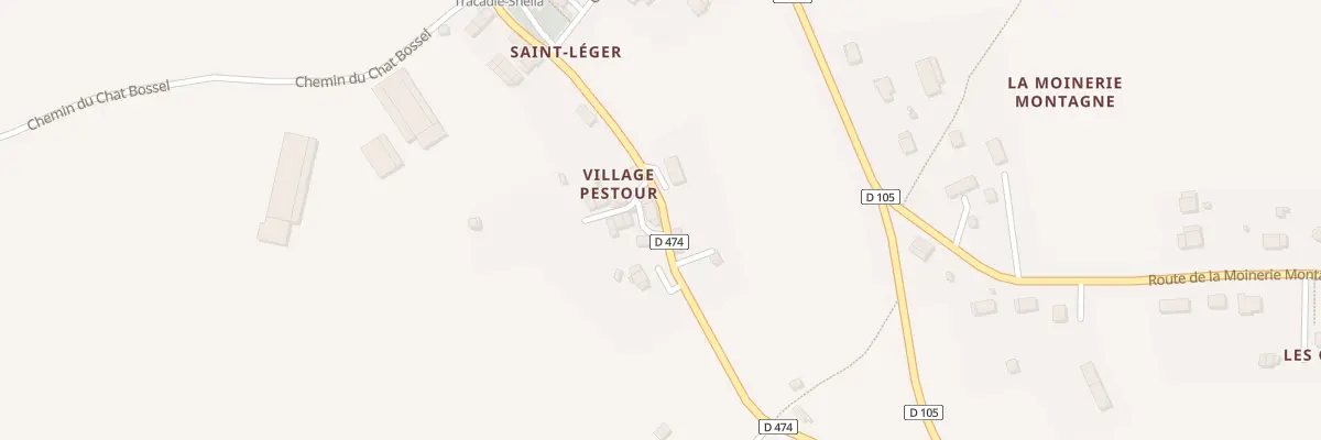 Plan du 6009 Village Pestour - St-Leger à Saint-Jean-des-Champs