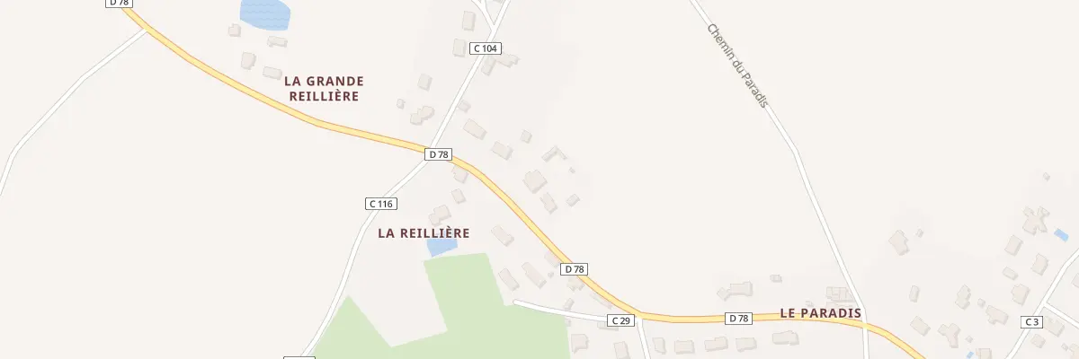 Plan du 19 La Reillière à Beaufou