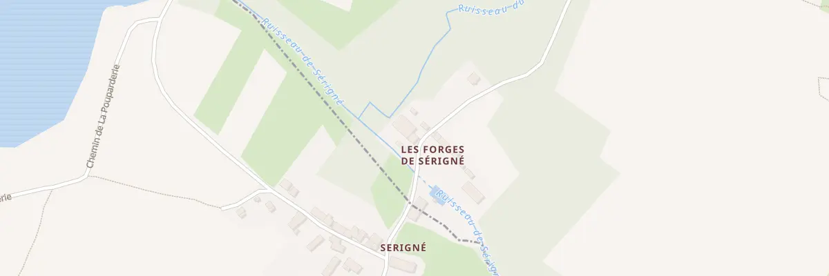 Plan du 5267 Forges de Serigne à La Bouëxière
