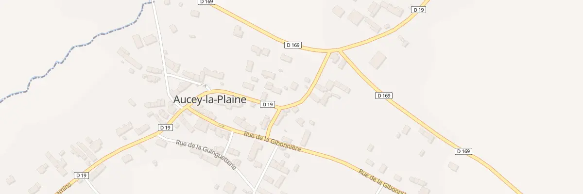 Plan du 19B Rue du Petit Château à Aucey-la-Plaine