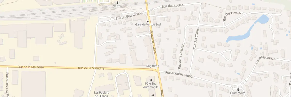 Plan du 43 Rue de la Maladrie à Vertou