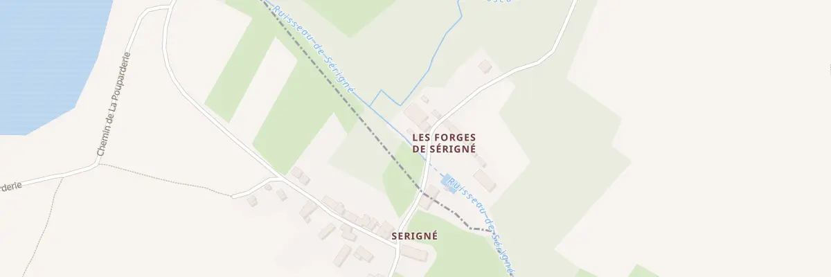 Plan du 37 Forges de Serigne à La Bouëxière