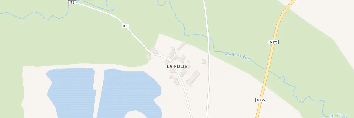 Plan du 235 La Folie à Val-Couesnon