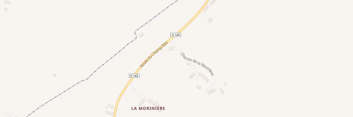 Plan du 6411 La Moriniere à Cérences