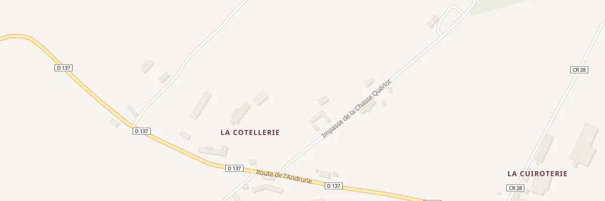 Plan du 107 Imp de la Chasse Quériot à Varenguebec