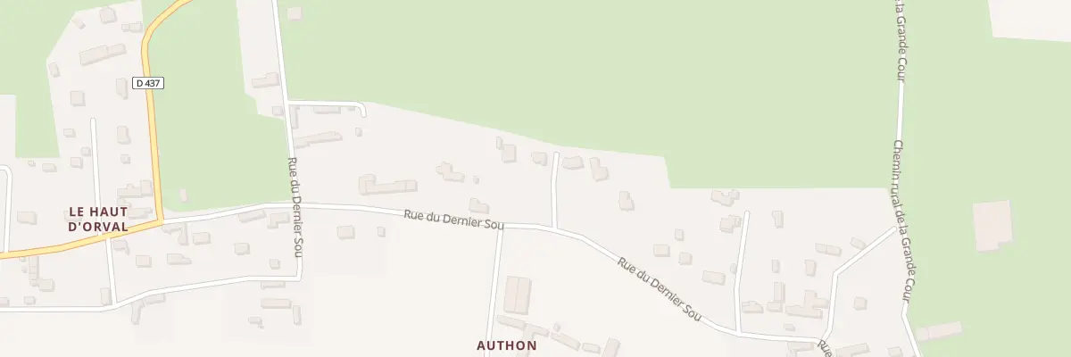 Plan du 36A Rue du Dernier Sou à Orval sur Sienne