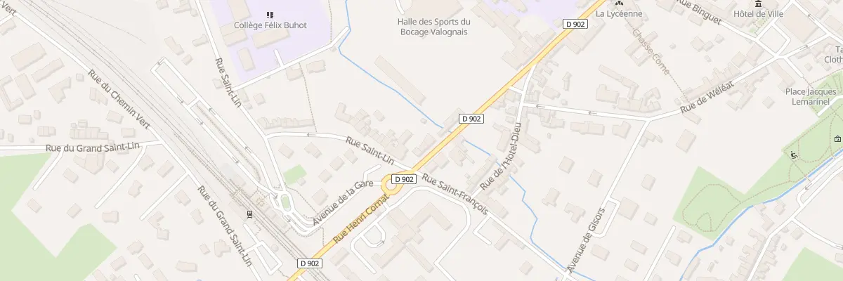 Plan du 52 Rue Henri Cornat à Valognes