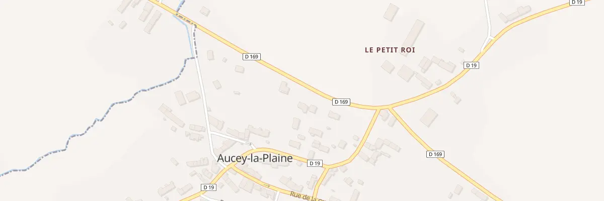 Plan du 2 Rue de Bellevue à Aucey-la-Plaine