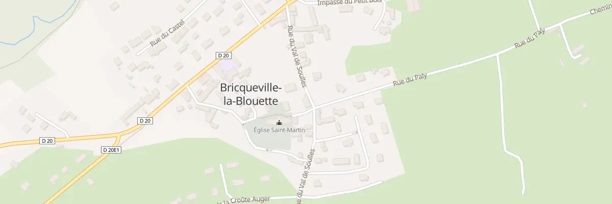 Plan du 2 Rue du Val de Soulles à Bricqueville-la-Blouette