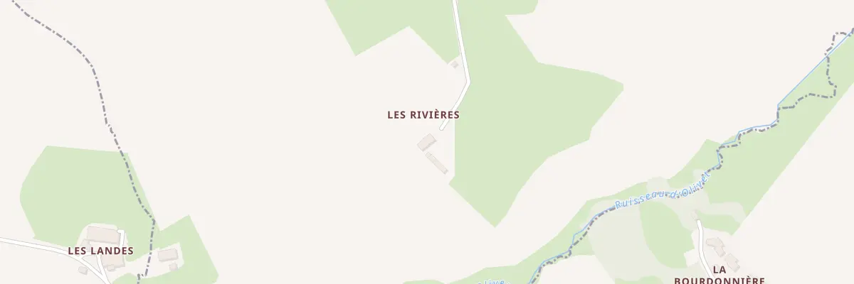 Plan du 16 Les Rivieres à Brécé