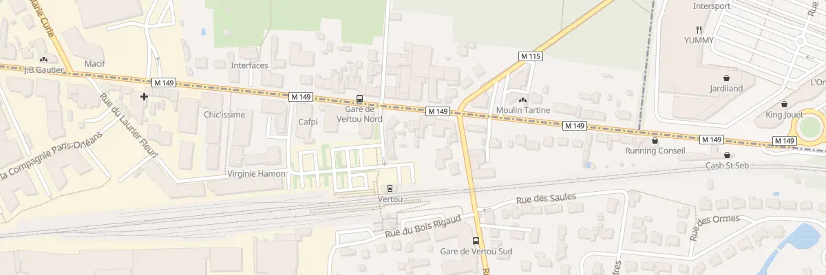 Plan du 484B Rte de Clisson à Vertou