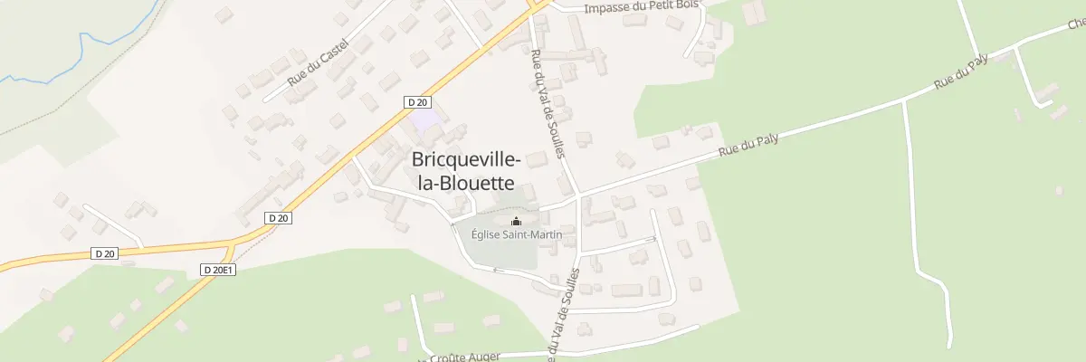 Plan du 4 Rue du Val de Soulles à Bricqueville-la-Blouette