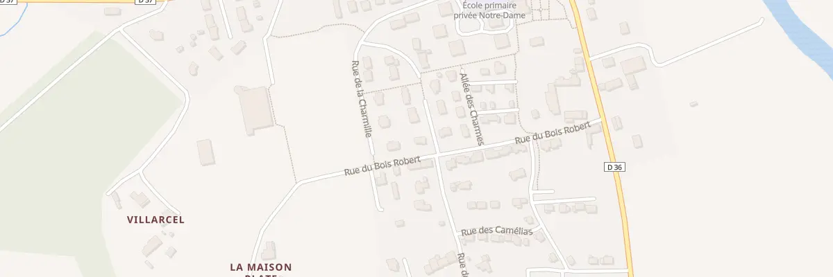 Plan du 1 All des Merisiers à Amanlis