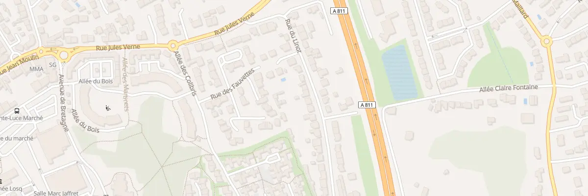 Plan du 10 Rue du Linot à Sainte-Luce-sur-Loire
