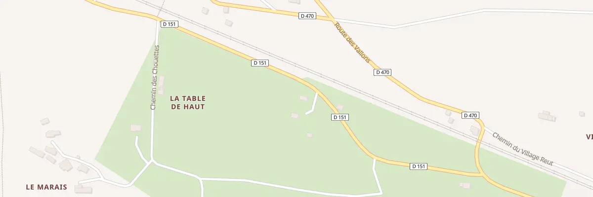 Plan du 5516 La Table de Haut à Saint-Planchers