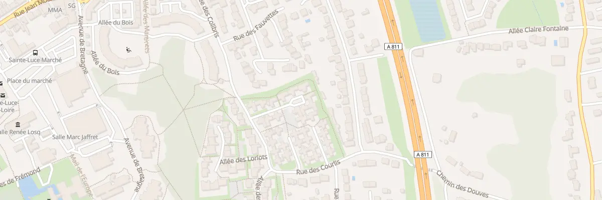 Plan du 11 Rue de la Loire à Sainte-Luce-sur-Loire