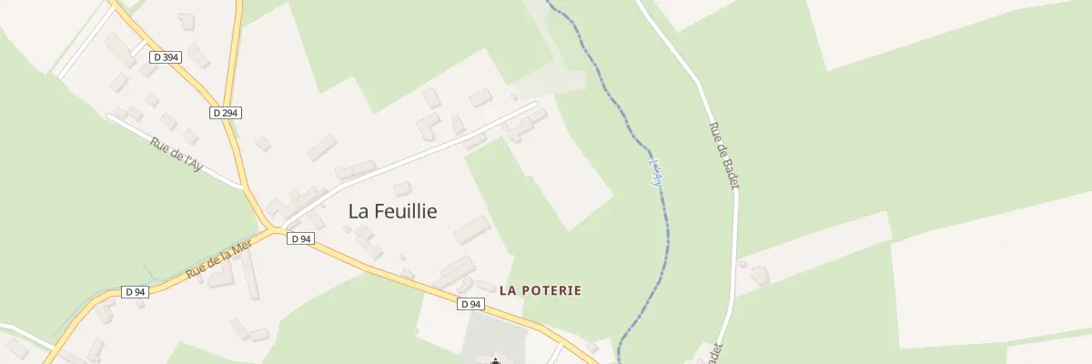 Plan du 4 Rue de la Vallée de l’Ay à La Feuillie