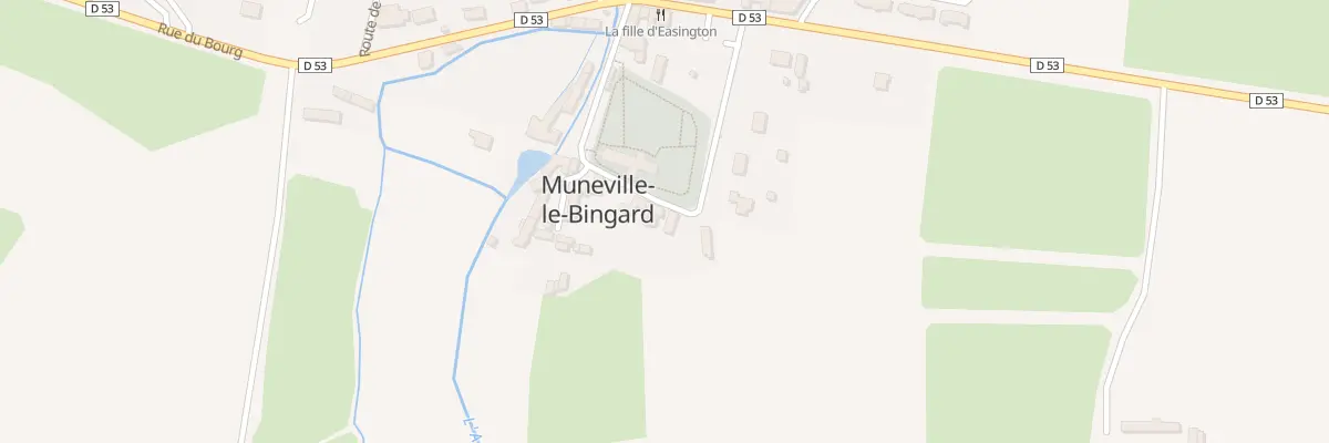 Plan du 14 Rue du Moulin à Muneville-le-Bingard