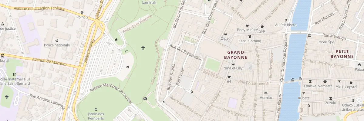 Plan du 27 Rue Douer à Bayonne