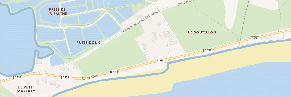 Plan du 10 Che du Jardin du Boutillon à Ars-en-Ré