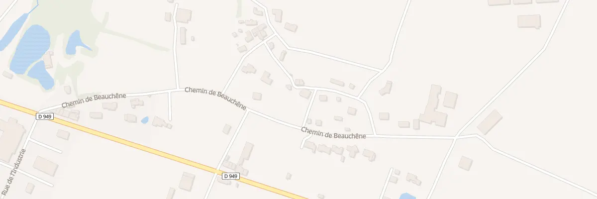 Plan du 843 Che de Beauchêne à Avrillé