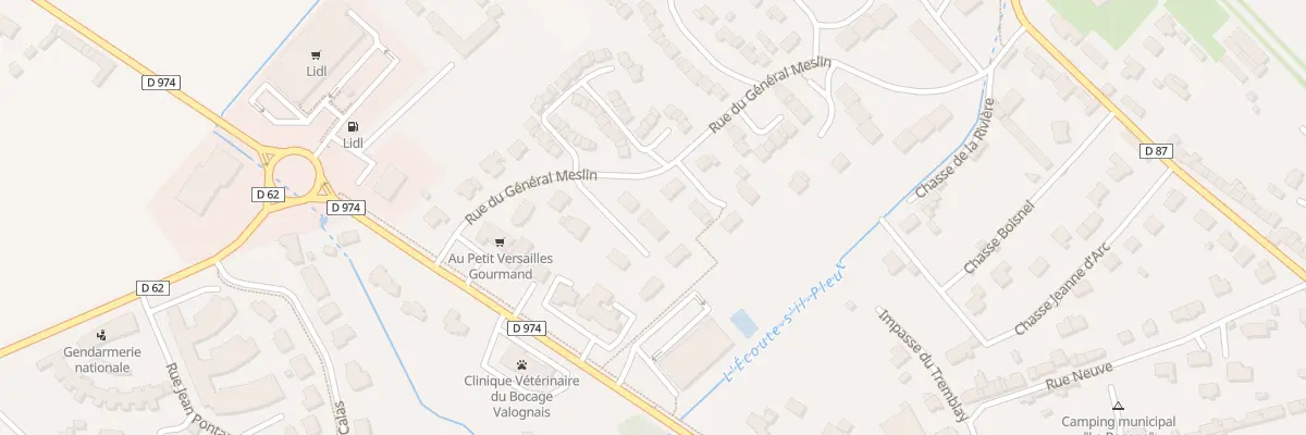 Plan du 3 All du Vieux Chêne à Valognes