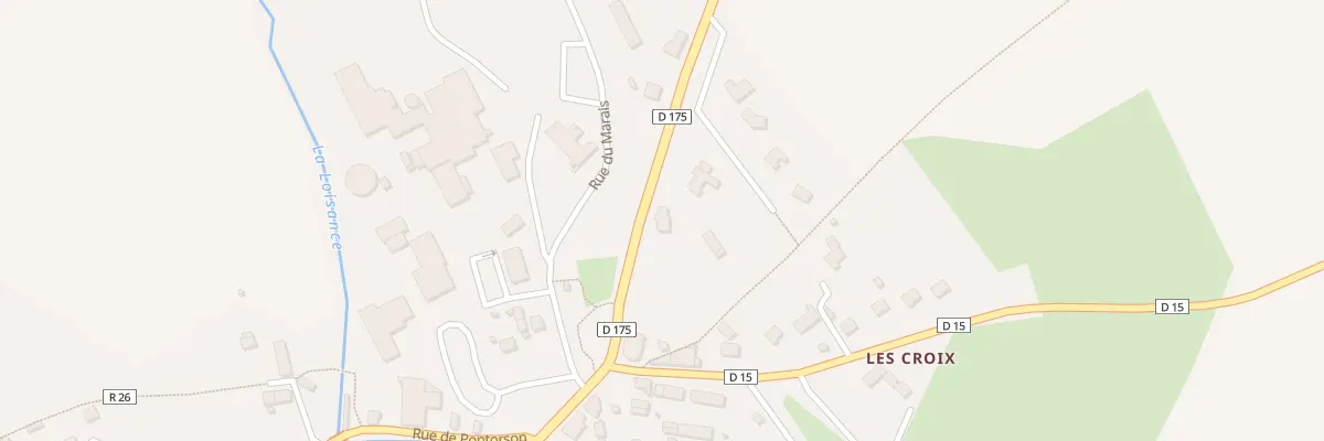 Plan du 2 Rue du Mont Saint-Michel à Val-Couesnon