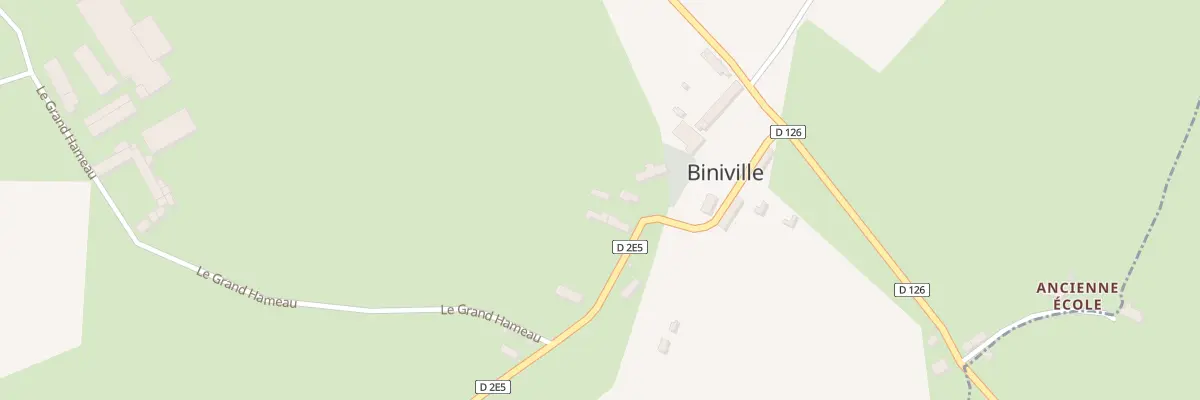 Plan du 7 Che de l’Eglise à Biniville