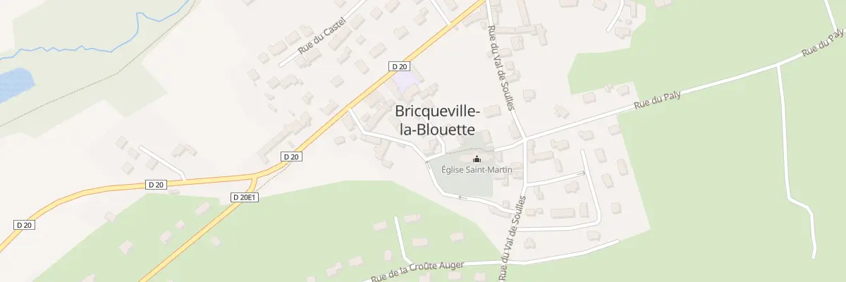 Plan du 7 Imp de l’Église à Bricqueville-la-Blouette
