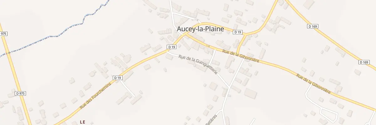 Plan du 2 Rue de la Guinguetterie à Aucey-la-Plaine