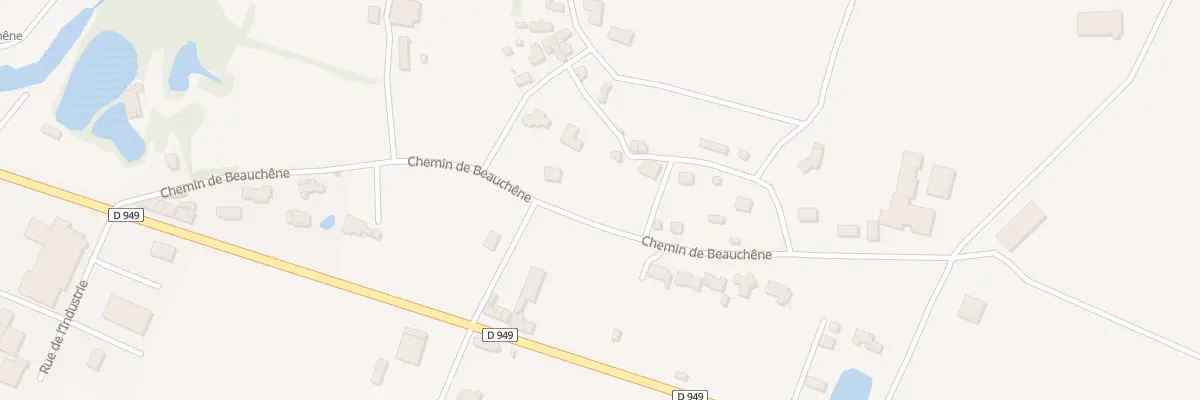 Plan du 427 Che de Beauchêne à Avrillé