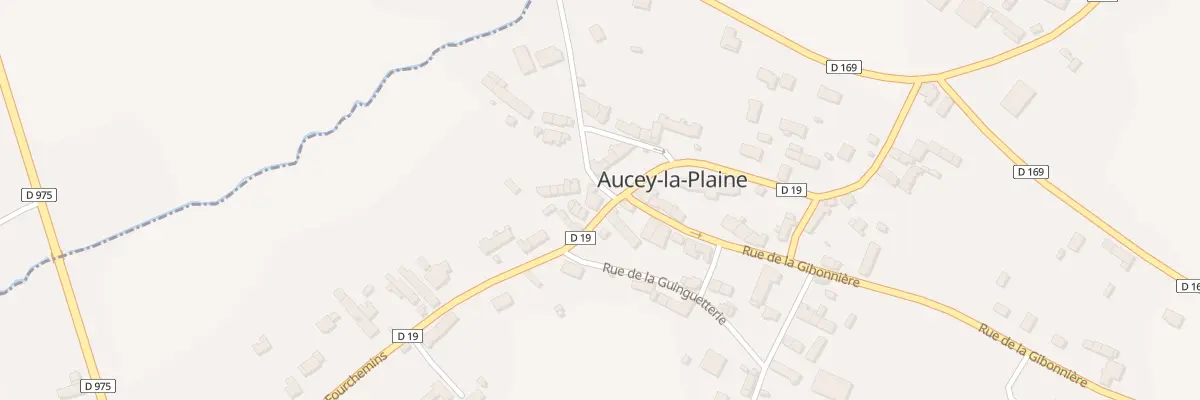 Plan du 2 Rue des Fourchemins à Aucey-la-Plaine