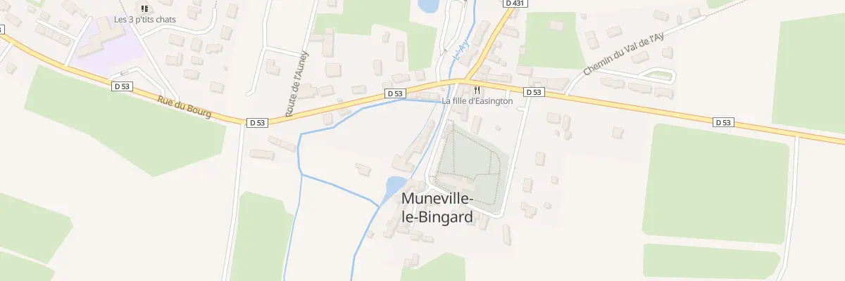 Plan du 5126 Le Bourg à Muneville-le-Bingard