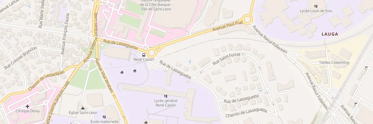 Plan du 9 Rue de Lasseguette à Bayonne