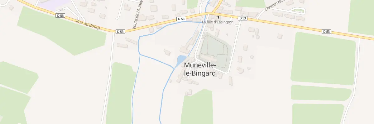 Plan du 4 Rue du Moulin à Muneville-le-Bingard