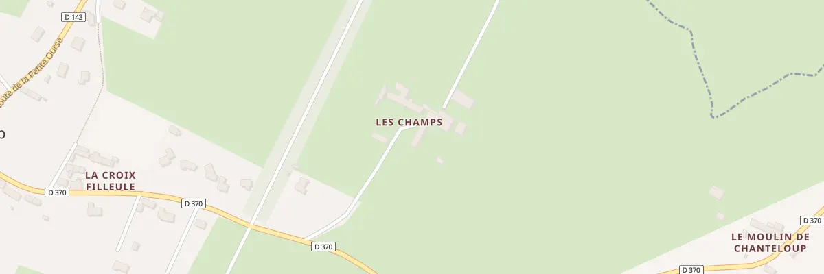 Plan du 5049 Les Champs à Chanteloup