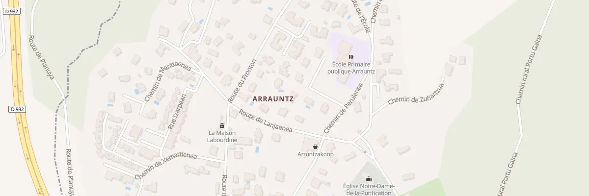 Plan du 71 Imp de Perulenea à Ustaritz