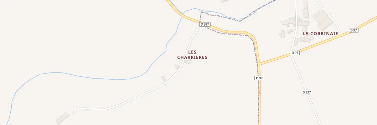 Plan du 5022 Les Charrières à Romazy
