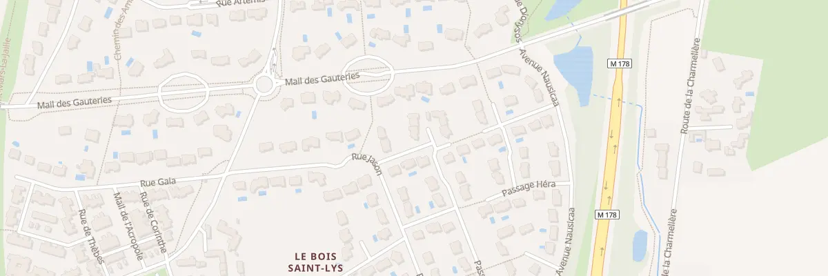 Plan du 1 Pas Hestia à Carquefou