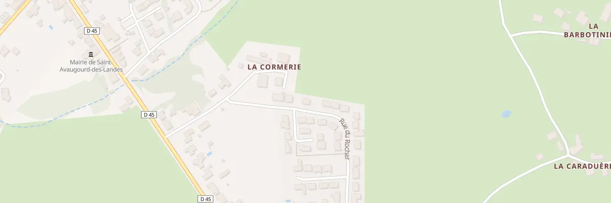 Plan du 21 Rue du Rocher à Saint-Avaugourd-des-Landes