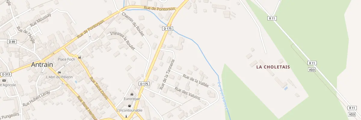 Plan du 3 Rue de la Tannerie à Val-Couesnon