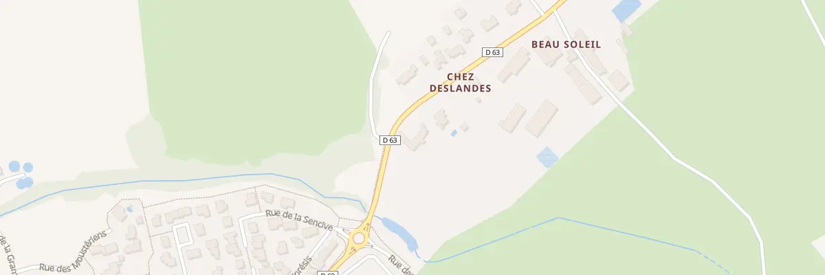 Plan du 1 Chez Deslandes à Montbert