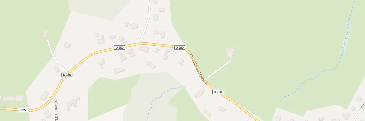 Plan du 2591 Che de Hardoia à Ustaritz
