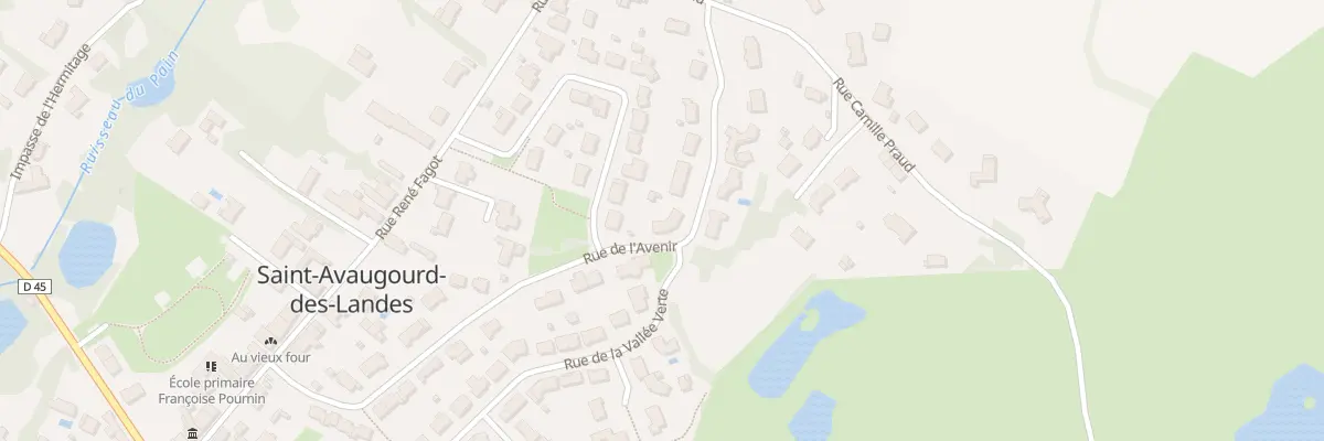 Plan du 19 Rue de l’Avenir à Saint-Avaugourd-des-Landes