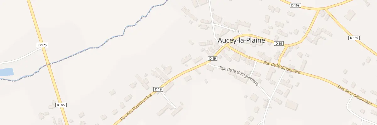 Plan du 12 Rue des Fourchemins à Aucey-la-Plaine