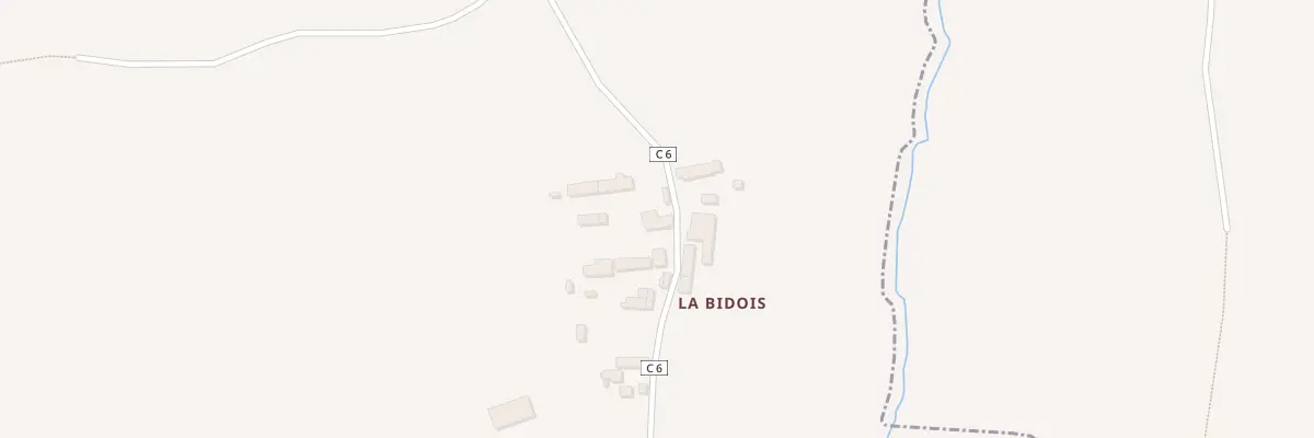 Plan du 5048 La Bidois à Romazy