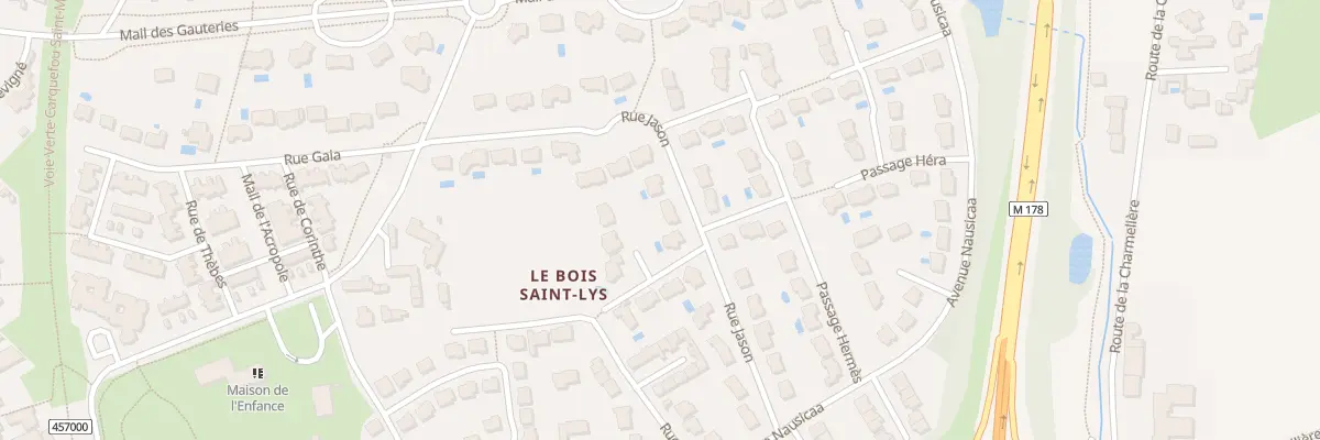 Plan du 20 Rue Jason à Carquefou