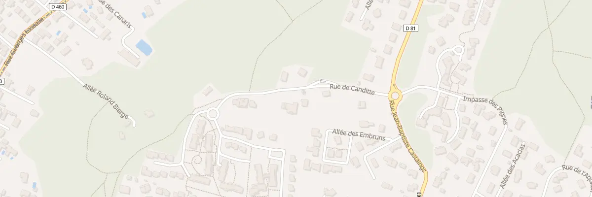 Plan du 5 Rue de Canditte à Boucau