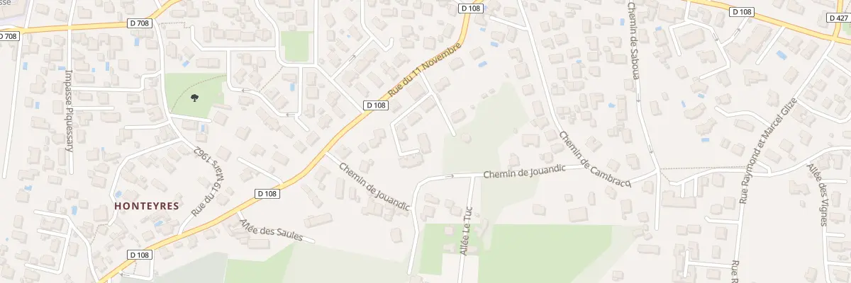 Plan du 30 Rue du Onze Novembre à Boucau