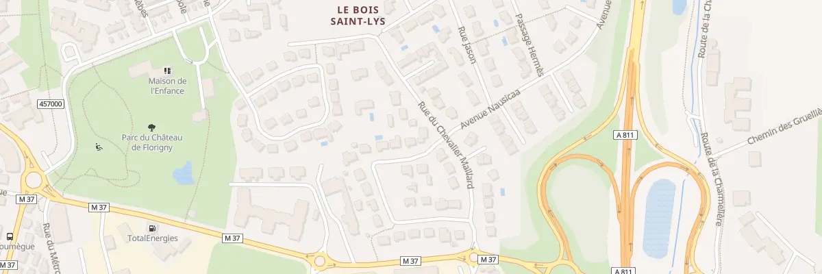 Plan du 29 Av de Florigny à Carquefou